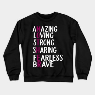 Mother Words Mothers Day Gift Crewneck Sweatshirt